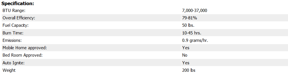Advantage II-T Insert spec